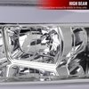 Spec-D Tuning 2500 PROJECTOR HEADLIGHTS CHROME HOUSING WITH CLEAR LENS, 2PK 2LHP-RAM1925-TM